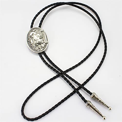 Cravate bolo homme loup idée cadeau original style country