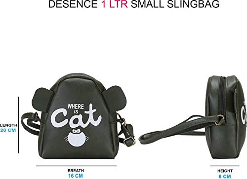 Image of Donicy Women & Doll Bag for Girls Stylish Backpack for College /School /Travel - Printed Canvas - with Adjustable Strap 10 liters - Red
