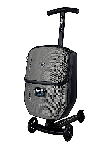 Micro Mobility Micro Luggage 3.0, Men’s Luggage- Suitcase, Black,