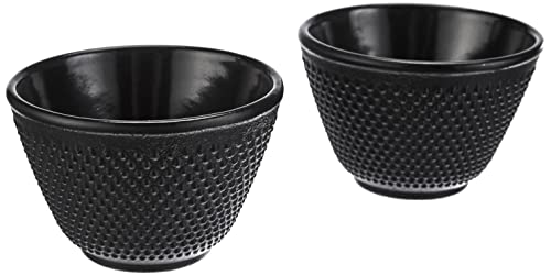 Vier 151 Juego de 2 Vasos para Tetera, 100 milliliters, Hierro Fundido Cover
