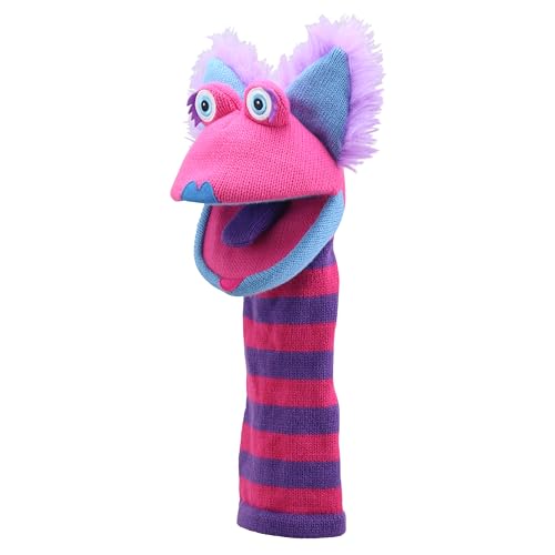 Marioneta de calcetín Kitty Multi de punto de alta calidad 38 cm 2