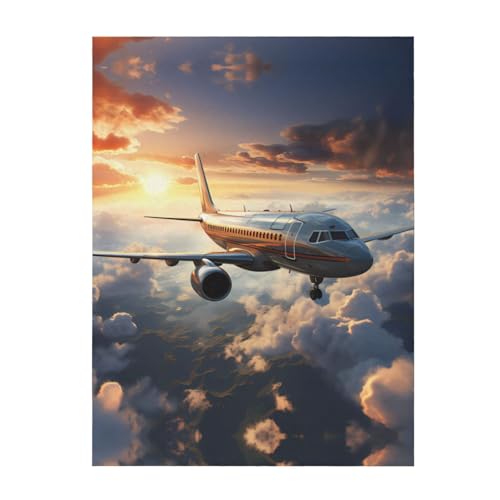 Couverture douce avions : légère, chaude et ultra-durable pour lit