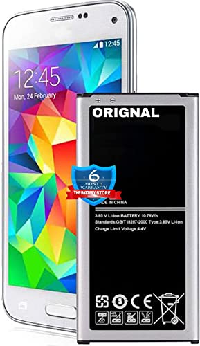Image of THE BATTERY STORE Original (EB-BG900BBE) Battery Compatible for Samsung Galaxy S5 G900 G900S G900I G900F G900H - Battery with 3 month warranty and high capacity battery backup. Carefully check your phone model and purchase. (For samsung S5)