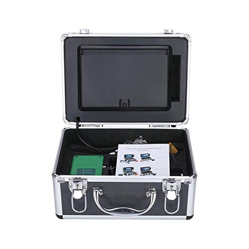 Cámara de pesca submarina Finder Fish Pesca submarina 1080p Kit de cámara de 7 pulgadas WIFI Inalámbrico 1 6GB Grabación de vídeo DVR + 15m 6W blanco Le Ds Para pesca en lago, barco y hielo(Groen)