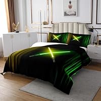 Feelyou Set di biancheria da letto 3D a nido d'ape, motivo geometrico