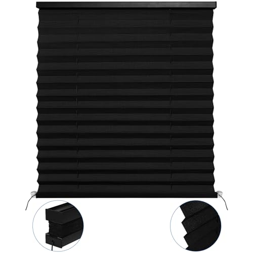 Image of NOVINO RV Blinds for Camper Window,RV Window Shades Camper Blinds for Travel Trailer,Pleated Shade for Motorhome Motor Coach-16 W x 18 inch L