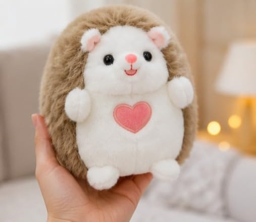 Image of Cute Heart Plush Toy | Soft Stuffed Animal Couple Toy | Ultra Soft PP Cotton Plush for Kids, Girls & Boys | Hugging Pillow | Birthday, Valentine's Home Decor