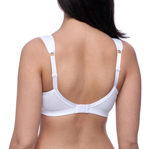 Image of Cotton Wireless Bra No Underwire Full Coverage Plus Size Sleep Minimizer