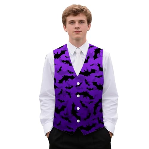 Men's Formal Suit Vest with Pockets Slim Fit V-Ncek 4 Buttons Business Waistcoat Vest for Tuxedo Wedding Prom Party