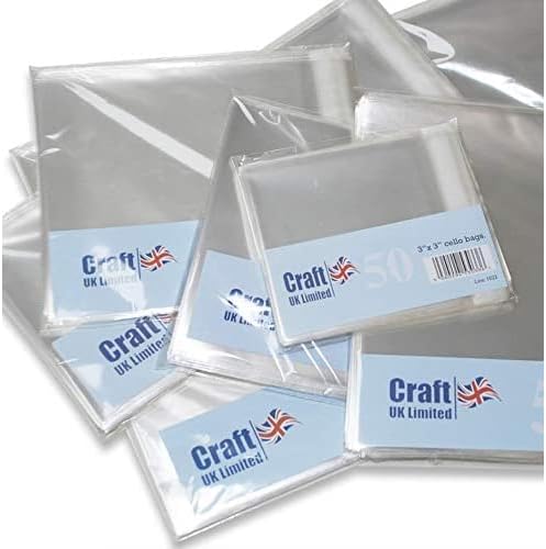 Craft UK 2320-50 10 X 7 Cello Bags