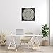 Stupell Industries Modern C Initial Circular Shape Elevator Key Canvas Wall Art