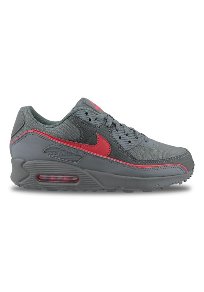 NIKE Air Max 90 Iron Grey University Red Hv4517-001