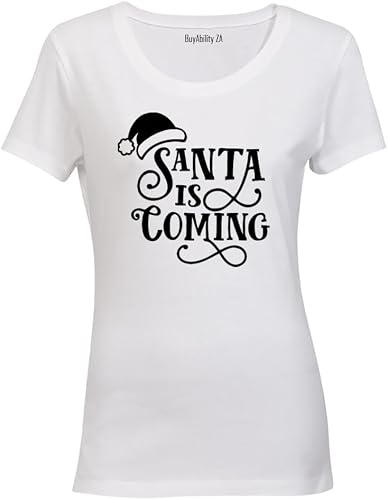 Santa is Coming - Christmas - Ladies - T-Shirt