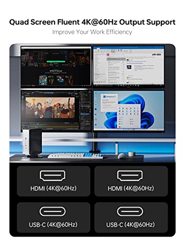 Image of MINISFORUM Neptune Series HN2673 Mini PC 12th Gen Core i7-12650H(10C /16T) Gaming PC, 32GB RAM 1TB SSD, 2xHDMI /2xUSB-C 4K@60Hz Outputs, 2X HDD Slot, WiFi6, 2.5G LAN, Intel Arc A730M Graphics (Renewed)
