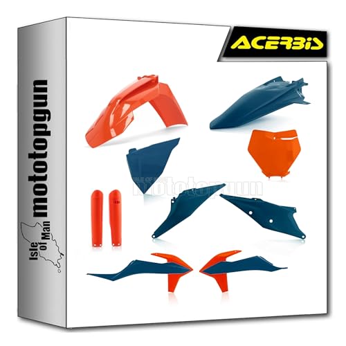 Kit cache carenage bleu orange Acerbis 0023479.243 pour KTM XC 125 2020 a 2022