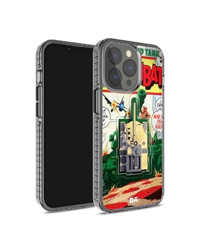 Image of DailyObjects Case for iPhone 15 Pro Max Compatible with Mag-Safe Wireless Charging, Stride 2.0 Tank Combat Slim Shockproof Back Cover with Inner Magnetic Ring