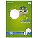 Produktbild Staufen Green Heft - DIN A4, Lineatur 25 (liniert mit Rand), 16 Blatt, premiumweißes 90g/m² Recyclingpapier, runde Ecken verhindern Eselsohren, 4 verschiedene Motive (keine Auswahl möglich), 1 Stück