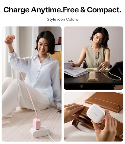 Image of TORRAS FlexLine 35W USB C Charger, Dual-Port GaN Retractable Charger, Gold