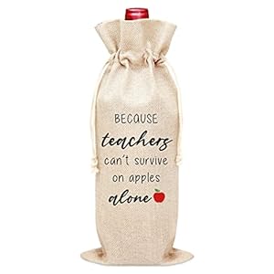 Teacher Appreciation Gift Wine Bag,...