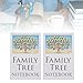 2 Pack Notebooks,8.3x5.5in Lined Genealogy Journal, Genealogy Workbook with 34 Pages for Students, Researchers, Office Stationery Family History Documentation