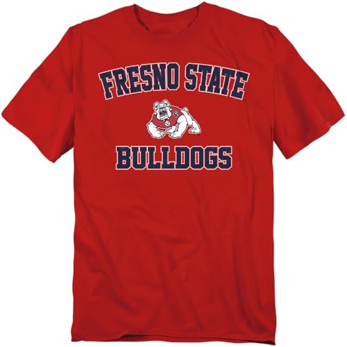 LOGOVISION California State University Fresno Campus Classic Unisex Adult T Shirt Red Large