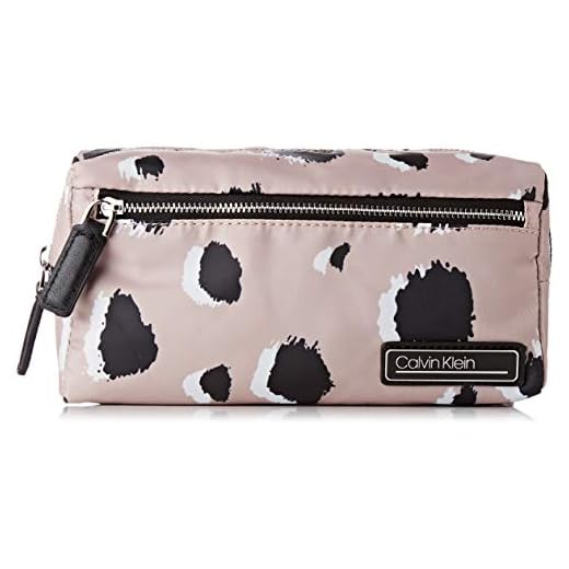 Calvin Klein PRIMARY COSMETIC BAG PRMujerBolsos bandoleraRosa (Pop Leo Nude) 11.5x13x24 centimeters (B x H x T)