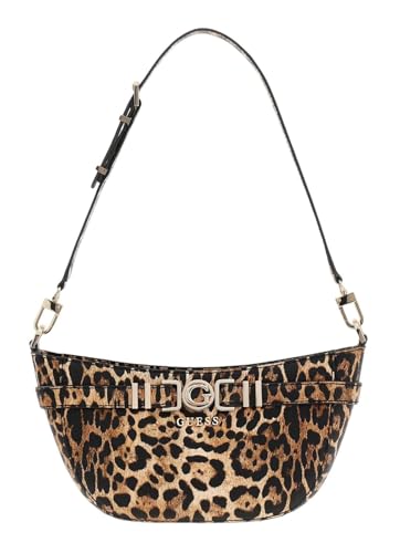 GUESS sac à épaule Cirene Shoulder Bag Leopard marron clair