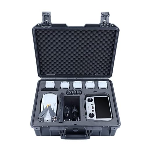2022 Lykus Titan MA230 Estuche rígida Impermeable para dji Air 2S/Mavic Air 2 y Controlador Inteligente RC Pro, Ajuste RC Pro y Controlador estándar [Estuche Solamente]