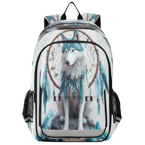 Sac à dos pour ordinateur portable enfant avec attrape-rêves pour l'école et les sorties