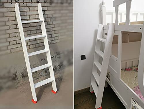 Échelle de lit superposé bois blanc escabeau de remplacement caravane 100cm