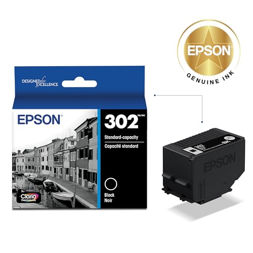 Image of Epson 302 Claria Premium Ink Standard Capacity (T302020-S) Works with Expression XP-6000, 6100