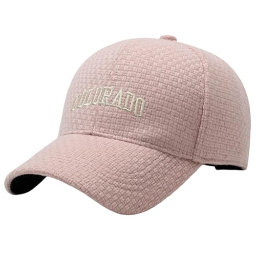 SZKCXBDB Casquette Couple De Baseball Caps - Coton Broidered Cap-Rose