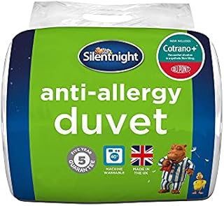 Silentnight Anti-Allergy Duvet, Deluxe with Dupont, 10,5 Tog, Anti-Bacterial Quilt (Amazon Exclusive), White, Super-King