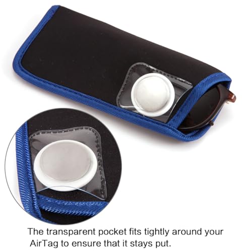 TRIUMPH VISION 3 Pack Reading Glasses Pouch - Soft Eyeglasses Bag Portable Cloth Eyewear Case with Lable Pocket