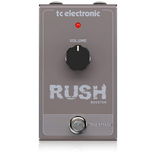TC Electronic Pédale de guitare électrique avec effet unique Rush Booster - Les Beatles, Paul McCartney, John Lennon, RIngo Starr, George Harrison TC Electronic Pédale de guitare électrique avec effet unique Rush Booster