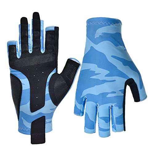 Gants de pagayage et pêche respirants contre la fatigue des mains