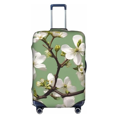 Housse de protection valise blanc XL elastique bagage 45,7 à 81,3 cm