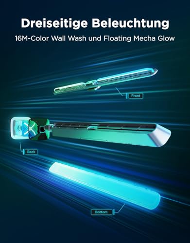 Govee Light Bars Pro for Gaming, verbesserte 16-Zoll Smart LED Lichtleisten mit dreiseitiger RGBIC Beleuchtung und WLAN für PC, Monitor, 60+ Szenenmodi, funktioniert mit Alexa und Google Home – Bild 3