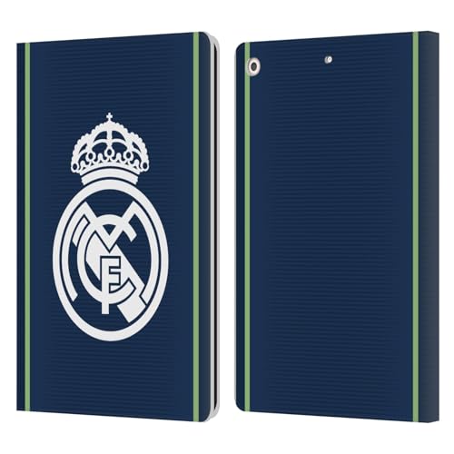 Étui portefeuille iPad 10.2 housse cuir bleu Real Madrid CF