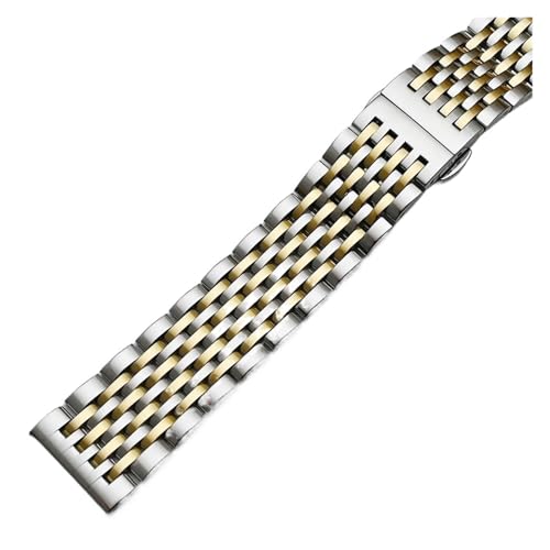 Bracelet de montre acier inoxydable extrémité incurvée 18mm 19mm 20mm 21mm 22mm