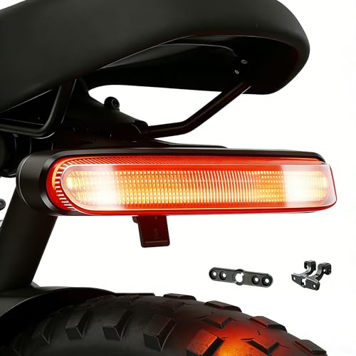 Image of 220 LM Rechargeable Brake Sensing Bike Tail Light, IPX6 Waterproof Cycling 260° Wide Visible Safety Flashlight,Can emit a Large Light spot for Adult Kid Road Mountain Accessories for Night Ride