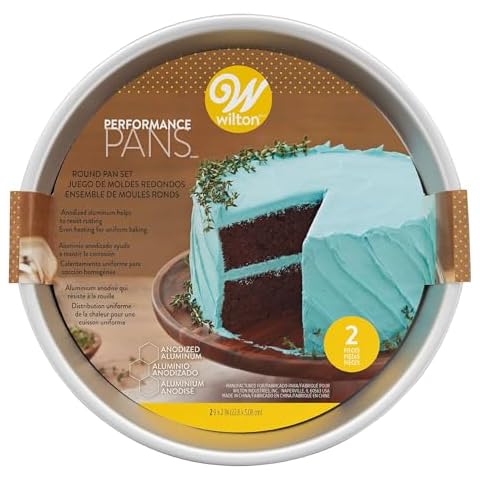 Wilton Performance Pans Aluminum Round Cake Pans, Set of 2 Cover