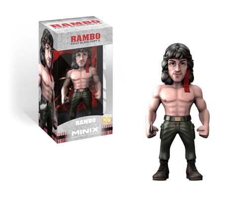 MINIX - Movie #109 - Rambo - Rambo avec Bandana - Figurine à Collectionner 12 cm