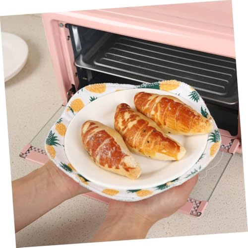 Cubiertas de aislamiento para microondas en algodón absorbente de calor, 16 piezas 6