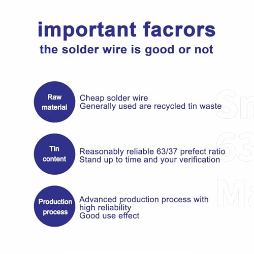 Image of 【Mechanic】HX-T100 500g Tin(Sn)63% / Lead (Pb)37% High Purity Rosin Core Solder Wire For Electrical Soldering With 1%-3% Solder Flux(0.6mm /500g)