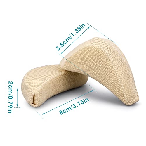 2 Pares Almohadillas Ajustables de Espuma Suave para Zapatos miniatura 2