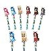 Produktbild 9 x bunte Bleistifte, Design mit Pony, HB, Radiergummi in Ponyform am Ende ideal als Geschenk