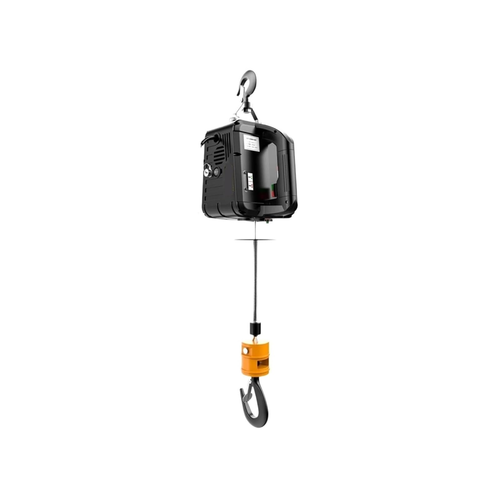 Przenośny Mały Dźwig Domowy, Urządzenie Podnoszące, Miniaturowy Wciągnik Elektryczny, 1500 W, Zdalnie Sterowany Klimatyzator do podnoszenia i holowania(Wire Control)