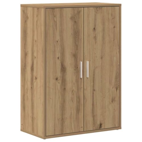 vidaXL Sideboard Artisan oak 60 x 31 x 84 cm Engineered wood, Rectangular Sideboard, Rustic Dining Storage, Multi-Purpose Indoor Cabinet, Engineered Wood Furniture, Functional Unit