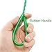 4 Pcs Aquarium Fish Net, 6 Inch Quick Catch Mesh Nylon Fishing Nets with Plastic Handle - Green